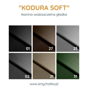 Tkanina kodura soft wodoszczelna artychatka