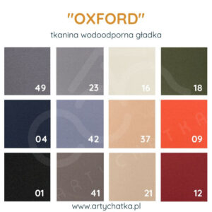 próbnik tkaniny wodoodpornej oxford
